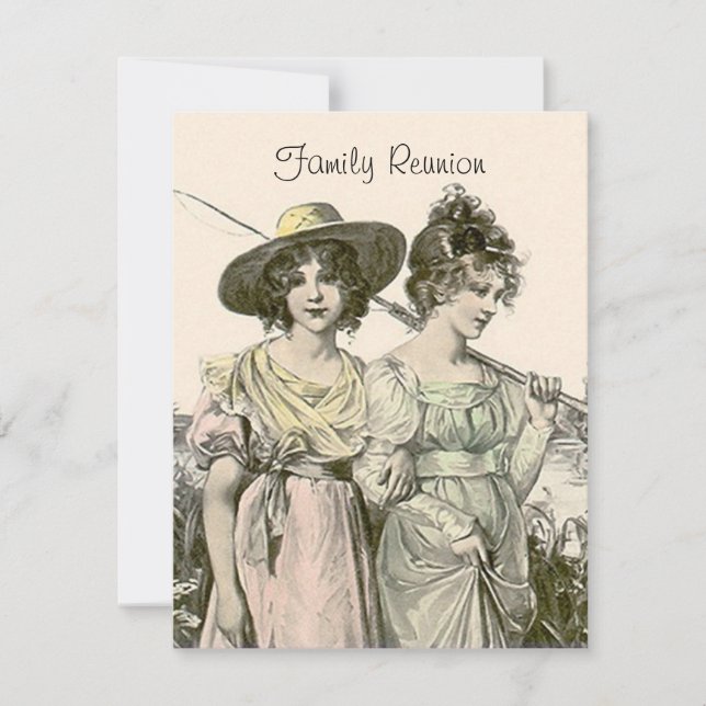 Vintage Einladung (Vorderseite)