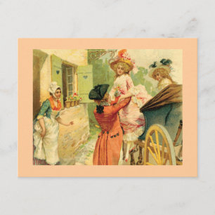 Vintage-Einladung im Stil des 18. Jahrhunderts für Einladung