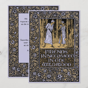 Vintage Einladung von Kelmscott Floral Wedding