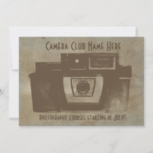 Vintage Einladungen des Camera Club