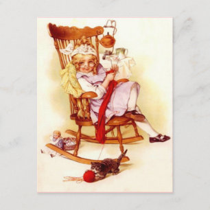 Vintage Einladungen Nadelwork Strick Crochet