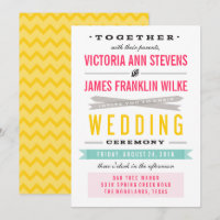 Vintage Einladungen zu Circus Hochzeiten