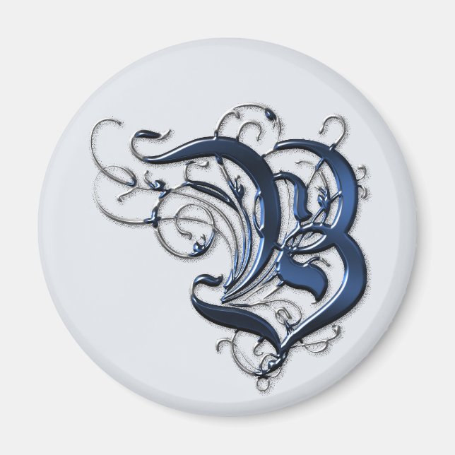 Vintage Einleitung B Magnet (Vorne)