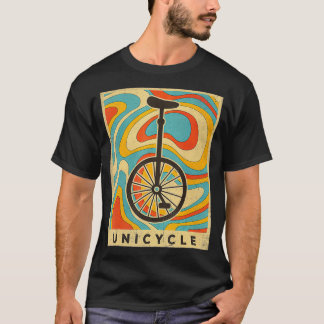 Vintage Einrad Retro-Geschenk T-Shirt
