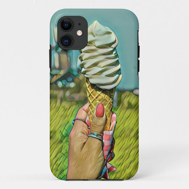Vintage Eiscreme Case-Mate iPhone Hülle (Rückseite)
