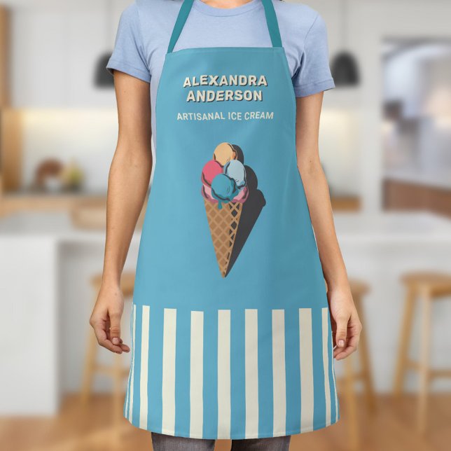 Vintage Eiscreme Schürze (Vintage Ice Cream Cone Apron)