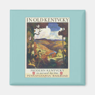 Vintage Eisenbahn Kentuckys Pennsylvania Magnet