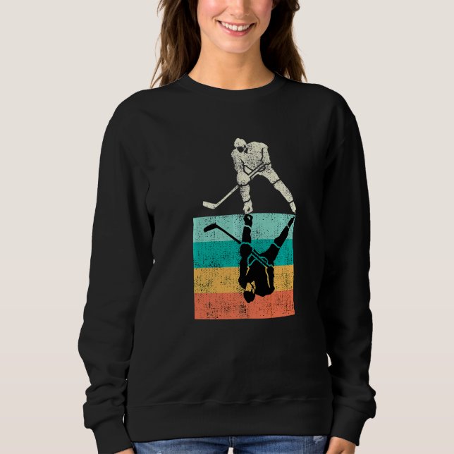 Vintage-Eishockey Sweatshirt (Vorderseite)