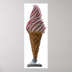 Vintage Eistüte Poster