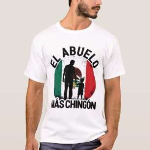 Vintage El Abuelo Mas Chingon Großvater Mexiko T-Shirt