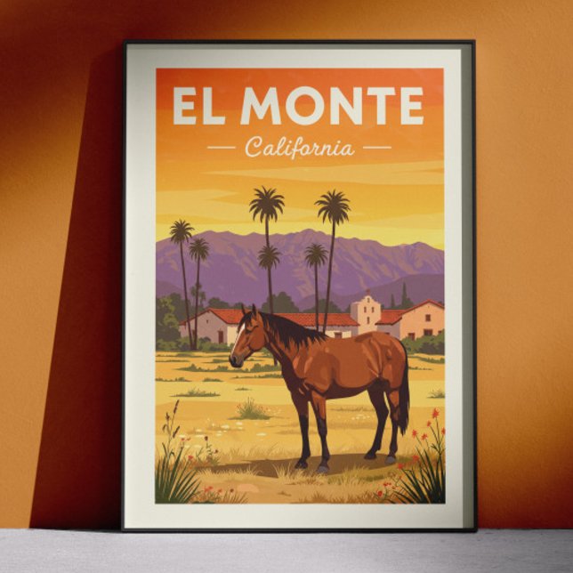 Vintage El Monte California Poster (Von Creator hochgeladen)