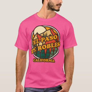 Vintage El Paso De Robles California Berg Hiki T-Shirt