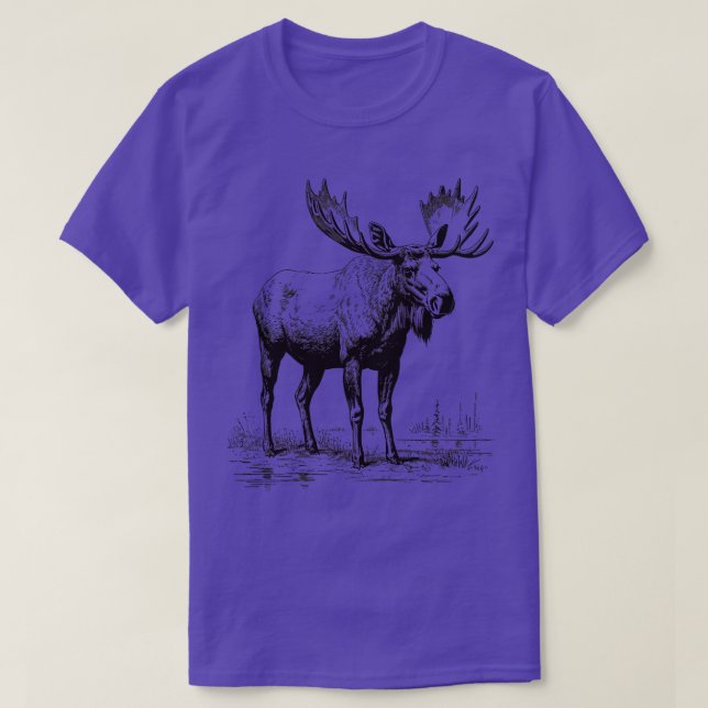Vintage Elche Wildlife TShirt (Design vorne)