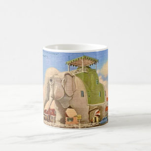Vintage Elefant Hotel Tasse