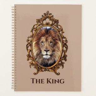 Vintage Elegant Brown Lion King Retro Vater Planer