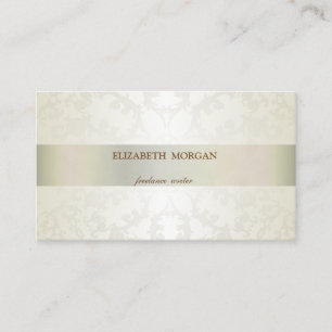 Vintage Elegant, Chic, Spitze Visitenkarte