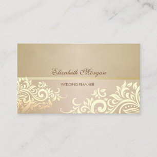 Vintage Elegant, Chic, Spitze Visitenkarte
