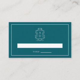 Vintage Elegant Floral Morden Wedding Flat Platzkarte