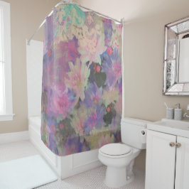 Vintage elegante Blume Duschvorhang