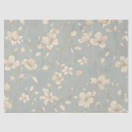 Vintage elegante botanische Linienkunst Seidenpapier