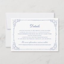 Vintage elegante Ornament-Rahmen Hochzeitsdetails