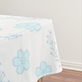 Vintage Elegantes Pastellblumenmuster Frühling Tischdecke