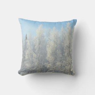 Vintage Elegantes Winter Wonderland Dekoratives Kissen