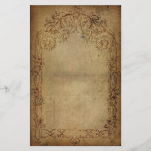 Vintage Eleganz-Dunkelheit 2 Briefpapier
