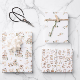 Vintage Eleganz   Kleine Prinzessin Baby Shower Geschenkpapier Set
