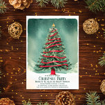 Vintage Eleganz: Majestic Christmas Tree Party Einladung<br><div class="desc">Steigern Sie Ihre Feiertage mit unserer exquisiten Weihnachtsweihnachtsweihnachtsfeier! Tauchen Sie ein in den zauberhaften Reiz der Saison mit diesem handbemalten Wasserfarbengemälde. Stellen Sie sich einen majestätischen Weihnachtsbaum vor, der in Rot- und Goldverzierungen prächtig ist und stehend hoch auf einem unberührten Schneebesen unter dem glitzernden Nachthimmel liegt. Der Vintage Charme wird...</div>