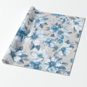 Vintage Eleganz, nahtlos mit Blühen Geschenkpapier