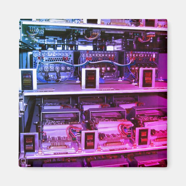 Vintage Elektronik Magnet (Vorne)