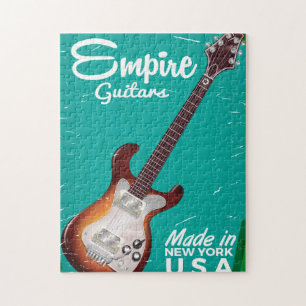 Vintage elektronische Gitarre kommerziell Puzzle