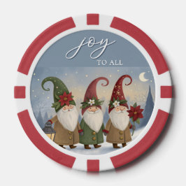 Vintage Elfen "Joy to All" Poker Chip