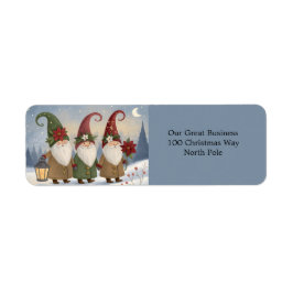 Vintage Elfen Rücksendeadressen-Aufkleber