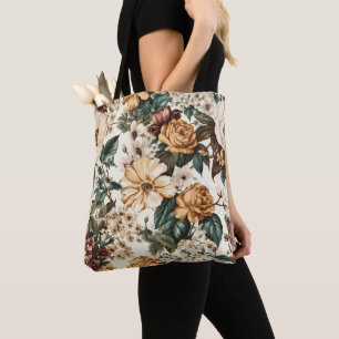 Vintage Elfenbein-Blume, Muster für mehrfarbige Ro