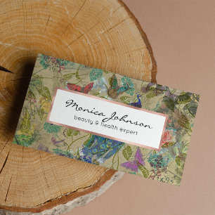 Vintage Elfenbeinhalterung Visitenkarte