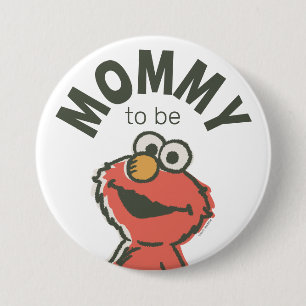 Vintage Elmo Baby Dusche Mommy zu sein Button