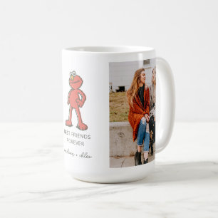 Vintage Elmo Beste Freunde - Foto Kaffeetasse