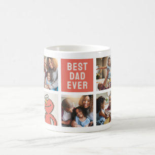 Vintage Elmo Bester Papa - Fotocollage Kaffeetasse