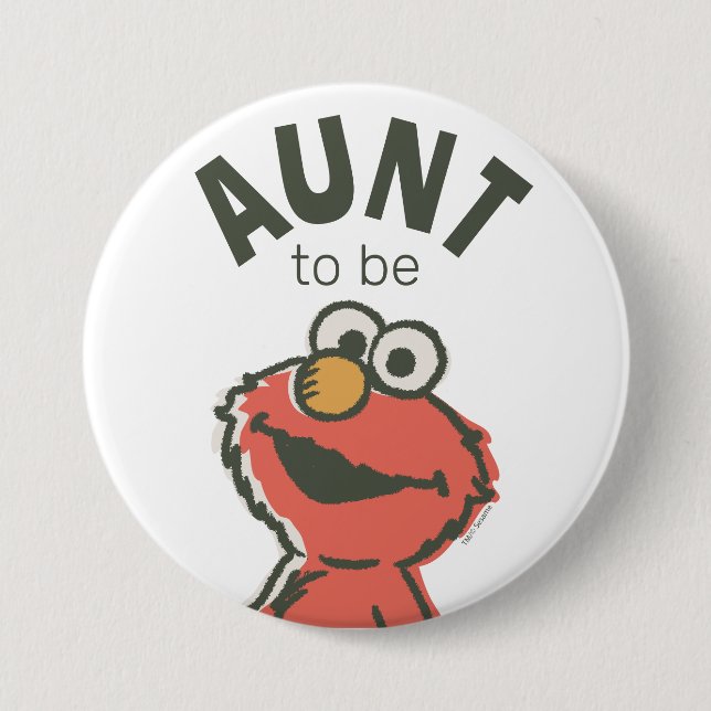 Vintage Elmo-Kinderdusche Button (Vorderseite)