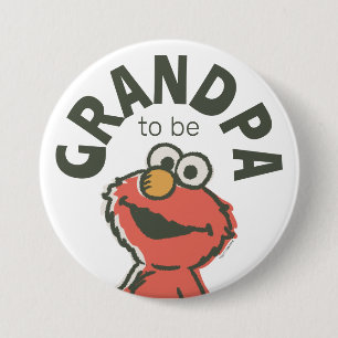 Vintage Elmo Kinderdusche Opa Button