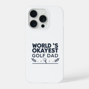 Vintage-Emblem: Weltbester Golf-Vater iPhone 15 Pro Hülle