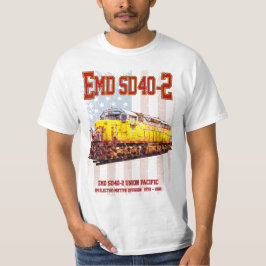 Vintage EMD SD40-2 Diesel-Lokomotive - amerikanisc T-Shirt