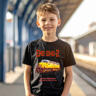 Vintage EMD SD40-2 Diesellokomotive T-Shirt