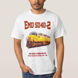 Vintage EMD SD40-2 Diesellokomotive. T-Shirt