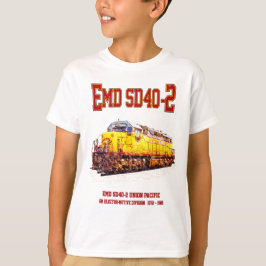 Vintage EMD SD40-2 Diesellokomotive. T-Shirt