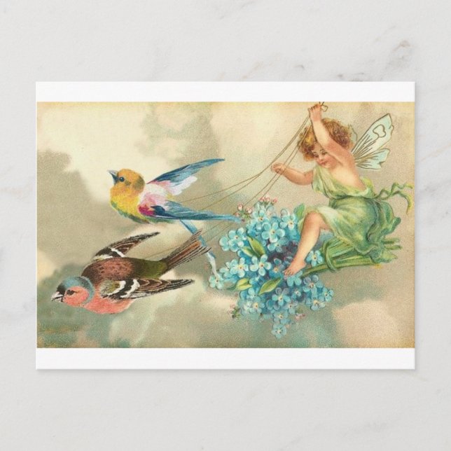 Vintage Emphemere Postkarte (Vorderseite)