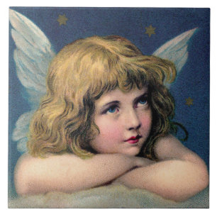 Vintage Engel Fliese