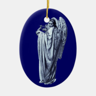 Vintage Engel Keramik Ornament